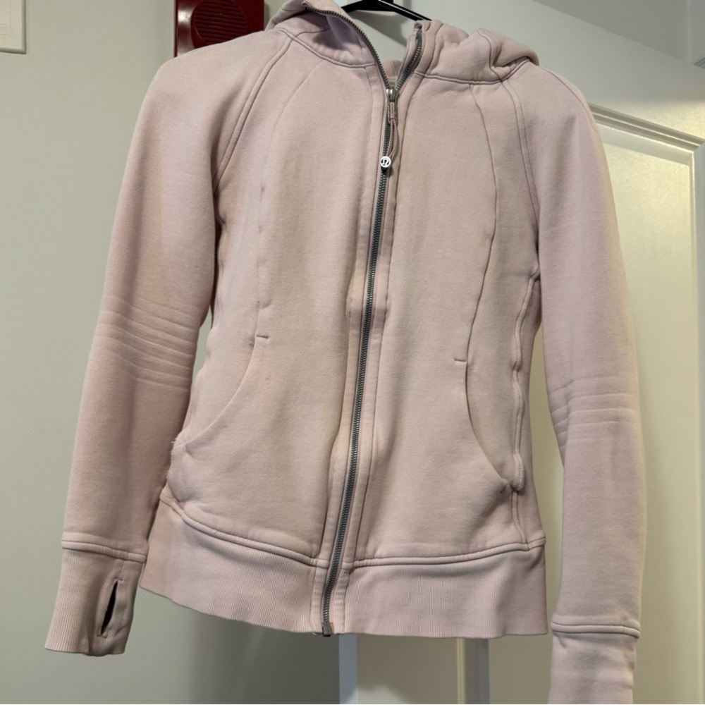 lululemon athletica Light Pink Full-Zip Hoodie